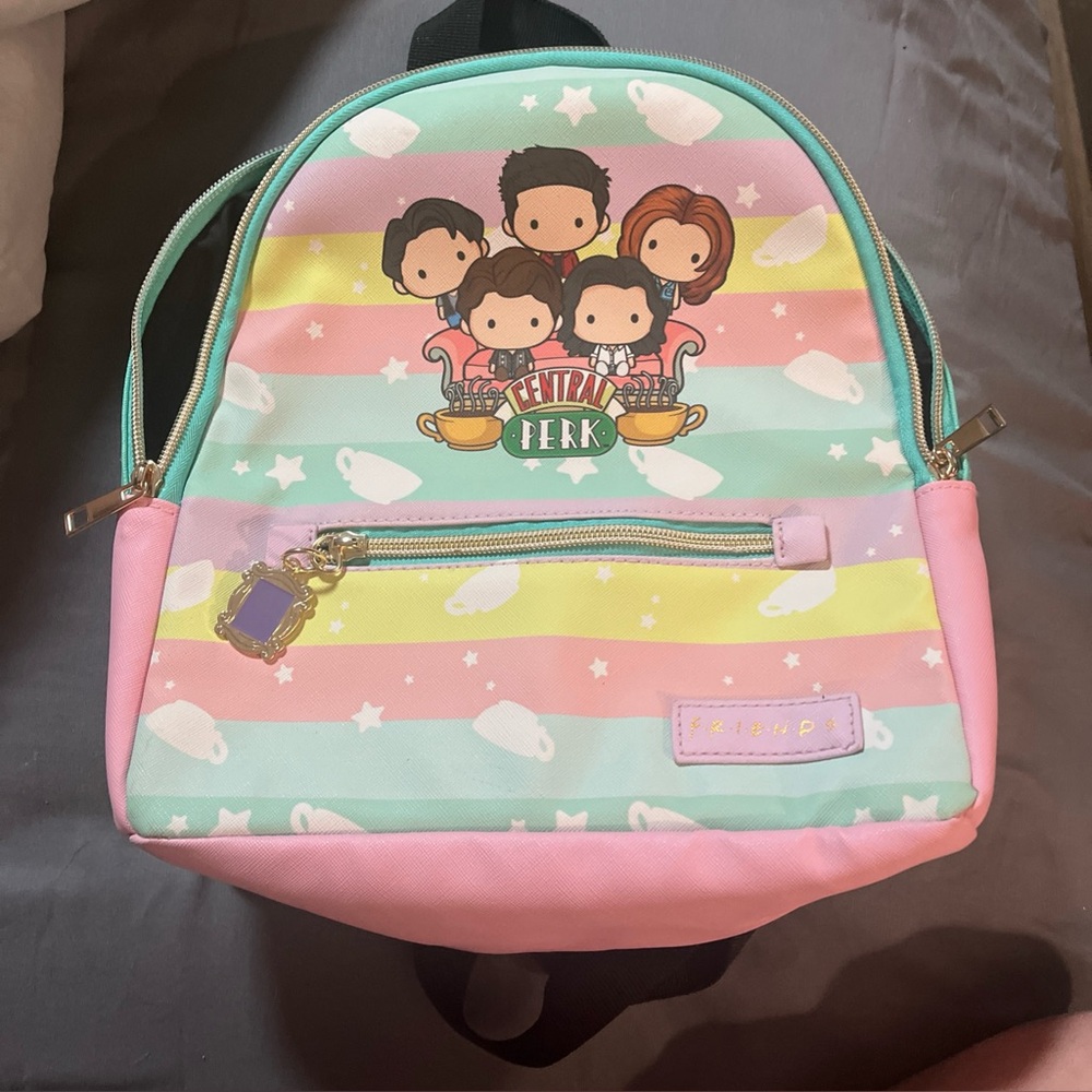 FRIENDS Pastel Striped Central Park Backpack